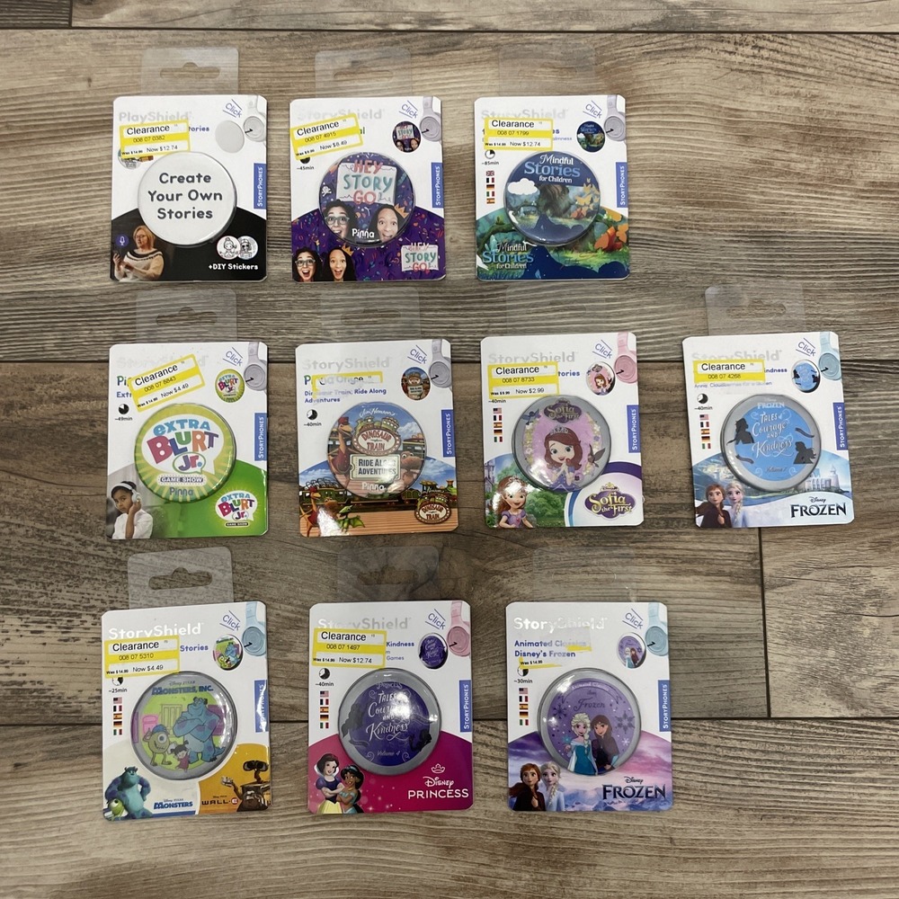 Lot of 10 Story Phones Story Shields Kids Headphones Storytelling NEW - 5